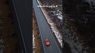 travel car mountain weather in vw where did the snow go  explore my a… insta360 DJI [upl. by Maker]