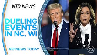 Harris and Trump Hold Dueling Events in NC and WI Virginia Allowed to Purge Noncitizen Voters [upl. by Zed421]