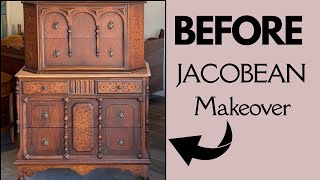 Jacobean Dresser Restoration  Antique Furniture Flip [upl. by Letniuq391]