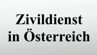 Zivildienst in Österreich [upl. by Yentterb]