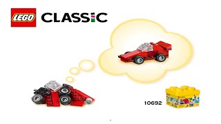 LEGO instructions  Classic  10692  Creative Bricks Racecar [upl. by Hpejsoj]