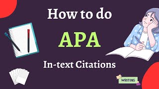 How to do APA 7 intext citation [upl. by Netta]