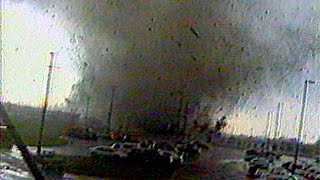 April 26 1991 McConnell AFB Tornado Video USAF [upl. by Anelram]