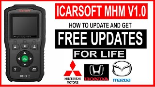 How To Update iCarsoft MHM V10 for FREE amp Get FREE LIFETIME UPDATES [upl. by Akkin]