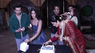 Shaitani Rasmein Serial 100 episodes completing cake cutting celebration SerialTwister [upl. by Wylma]