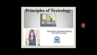 Pharmacology III Unit V General principles of Toxicology [upl. by Lipfert]