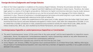 Interpretation of Statute M5 External Aids to Construction ios law thevaidha [upl. by Gracye]