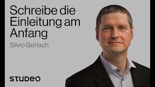 Schreibe die Einleitung am Anfang  Bachelorarbeit Masterarbeit [upl. by Carnes]