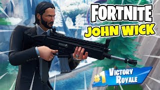 SPELAR SOM JOHN WICK I FORTNITE SPELA SMART amp VINN Solo LTM [upl. by Gabi]