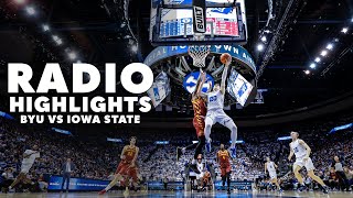 BYU vs Iowa State  Radio Highlights  January 17 2024 [upl. by Yriek239]