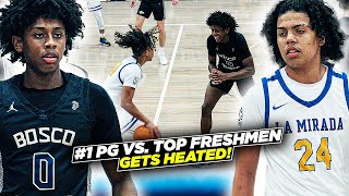 1 Freshman vs The 1 Sophomore PG Got HEATED [upl. by Azal]