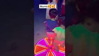 Morni  Two little mornis dance 🥰😍badshah mornisong viralvideo shorts [upl. by Aneelehs]