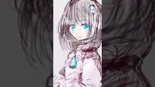 20241026女の子 イラスト動画 女の子 創作 ラクガキ お絵かき [upl. by Alvira]