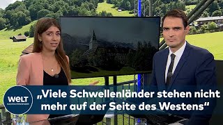 G7GIPFEL „Scholz hat erkannt dass viele Länder nicht mehr auf der Seite des Westens stehen“ [upl. by Amrak]