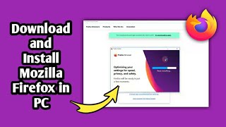 How to Download and Install Mozilla Firefox [upl. by Neemsaj172]