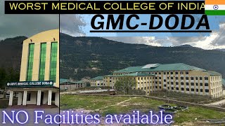 😱 EXPOSING  WORST Medical college of India  GMC Doda  GMC of Jammu and kashmir Neet 2024 [upl. by Sweet]