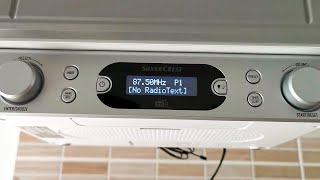 SilverCrest DAB Kitchen Radio from Lidl  review and test [upl. by Adnarem]