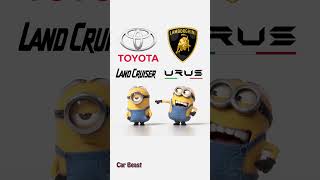 Lamborghini URUS vs Toyota Land CruiserV8 minions styletiktok suv lamborghini funny toyota fyp [upl. by Astor430]