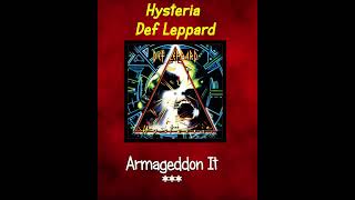 Rank The Tracks Hysteria Def Leppard [upl. by Sadira]