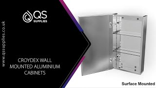 Croydex Wall Mounted Aluminium Cabinets  Installation Guide [upl. by Taddeusz]