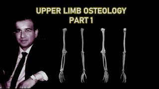 UPPER LIMB OSTEOLOGY 1 [upl. by Uis126]