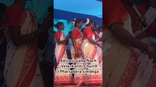 Adivasi Gana Nach  inauguration church Program Velankanni Church Pharsabera simdega [upl. by Antonino]