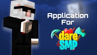 Application For Dare smp  S1 Theofficialrhhaideryt [upl. by Honoria915]