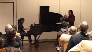 Anna Garcia  Eric Ewazen Trumpet Sonata Alison Balsom Master Class [upl. by Conway146]