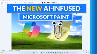 New Microsoft Paint AI features and Cocreator  Windows 11 23h2 [upl. by Adriano]