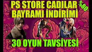 PS STORE CADILAR BAYRAMI İNDİRİMİ  30 OYUN TAVSİYESİ [upl. by Lorena]