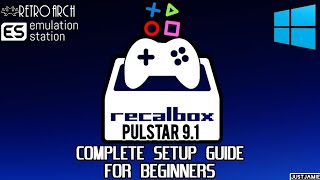 Recalbox Pulstar 91 Easy Setup Guide For Windows PC recalbox emulator frontend [upl. by Oleic]