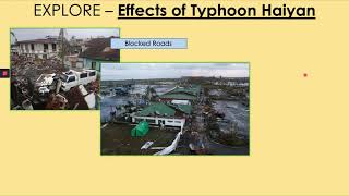 GCSE Natural Hazards 15 Typhoon Haiyans Effects [upl. by Essirehs]