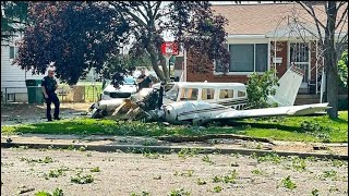 Porch Camera Catches Plane Crash in Utah [upl. by Doria]