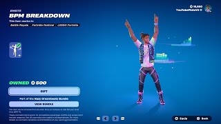 KINDA RARE BPM BREAKDOWN EMOTE IS BACK Fortnite Item Shop November 29th 2024 [upl. by Roumell]