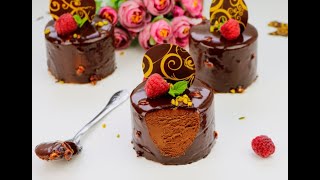 Gâteau mousse au chocolat sans cuisson [upl. by Frey358]