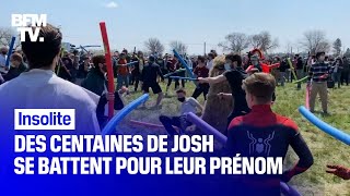 Des centaines de Josh se battent pour leur prénom [upl. by Maxwell]