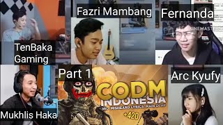 Reaction Mashup Milyhya CODM Indonesia  360 Misheard Lyrics Tes Main di HP Part 1 [upl. by Ashman]