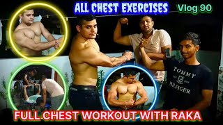 Trainer Ne Lgai Class FULL CHEST WORKOUT WITH RAKA ALL CHEST EXERCISES 😱😱🔥🔥 [upl. by Llebanna483]