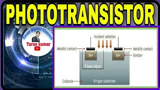 PHOTOTRANSISTOR  WORKING OF PHOTOTRANSISTOR [upl. by Inaffit]