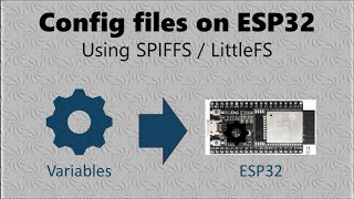 ESP32 How to create a config file with SPIFFS or LittleFS [upl. by Jolie]