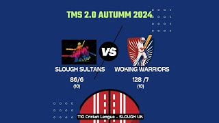 TMS 20 SLOUGH SULTANS vs WOKING WARRIORS Indoor Cricket Match Game 4 [upl. by Flossi]