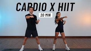 20 MIN CARDIO HIIT WORKOUT  ALL STANDING  Full Body No Equipment No Repeats [upl. by Kling]