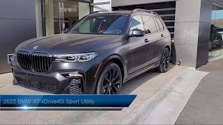 2022 BMW X7 xDrive40i Sport Utility Livermore Pleasanton Dublin Tracy Fremont San Ramon [upl. by Yentruocal148]