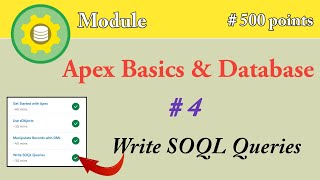 Write SOQL Queries  Apex Basics amp Database  Trailhead [upl. by Allicirp849]