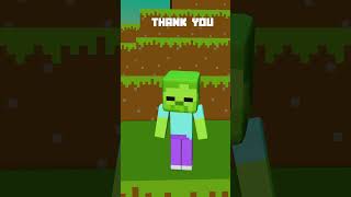 EP 3 Baby Zombie Friend Minecraft Animation [upl. by Bedell]