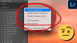 Collections vs Collection Sets vs Smart Collections How To Organize In Lightroom Classic [upl. by Adnilg]