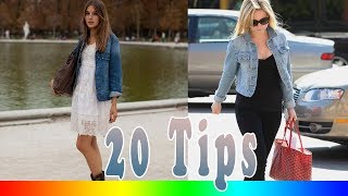 20 Style Tips On How To Wear A Denim Jacket [upl. by Nicholson972]