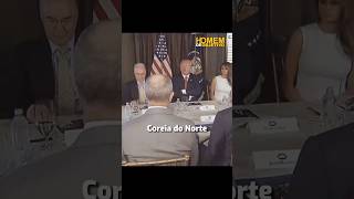 Trump sobre ameaças da Coreia do Norte shorts [upl. by Aehtrod669]