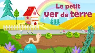 Le petit ver de terre  Comptine avec gestes pour enfants et bébés avec les paroles [upl. by Nedroj]