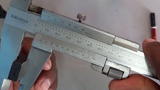 Vernier Caliper Reading Hindi with Example Live Proof [upl. by Levi]